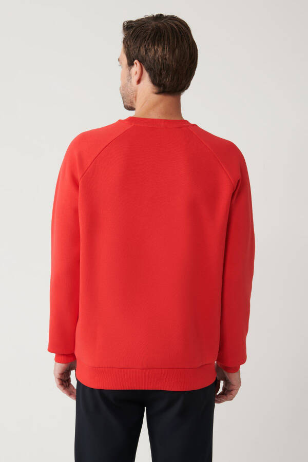 Men's Red Sweatshirt - 5