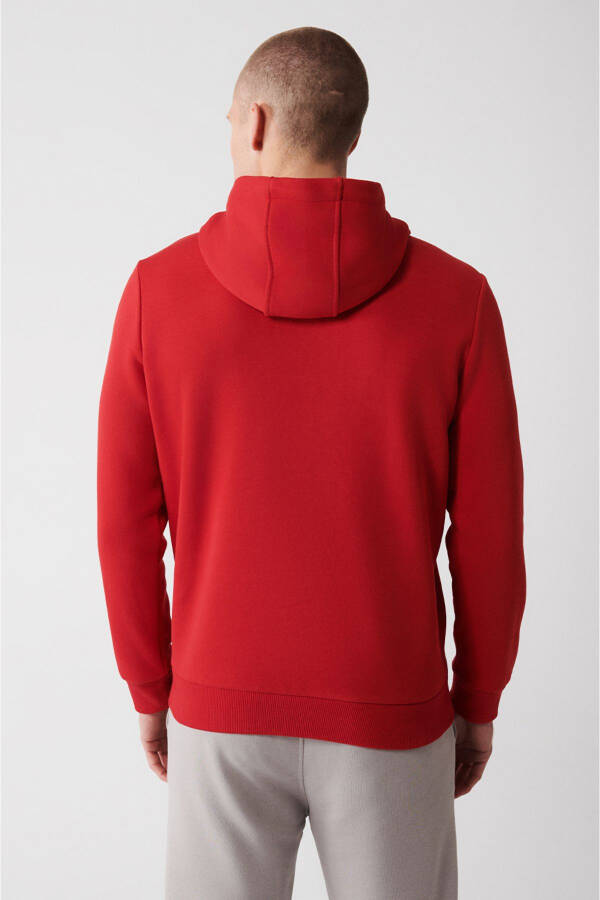 Men's Red Unisex Sweatshirt - 10