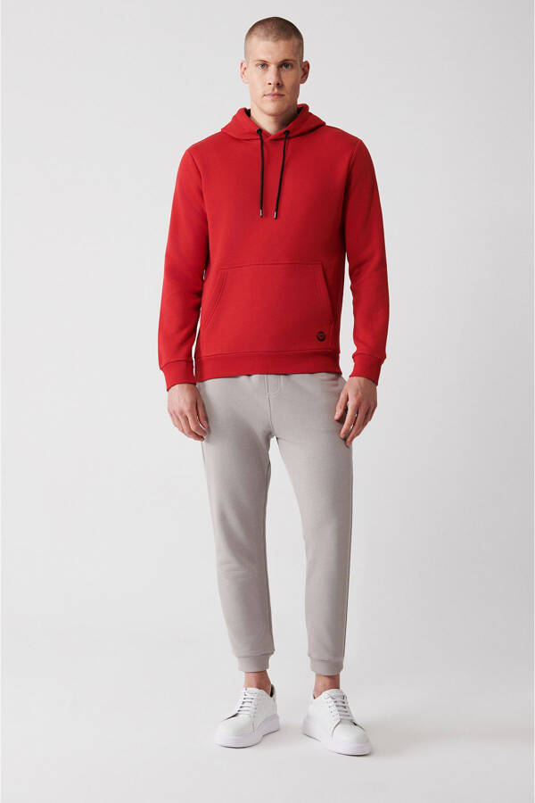 Men's Red Unisex Sweatshirt - 12