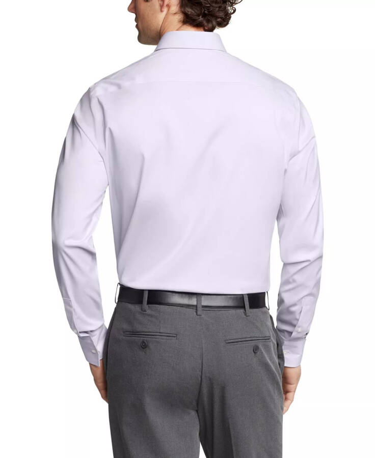 Men's Refined Cotton Stretch Regular Fit Dress Shirt LILAC - 2