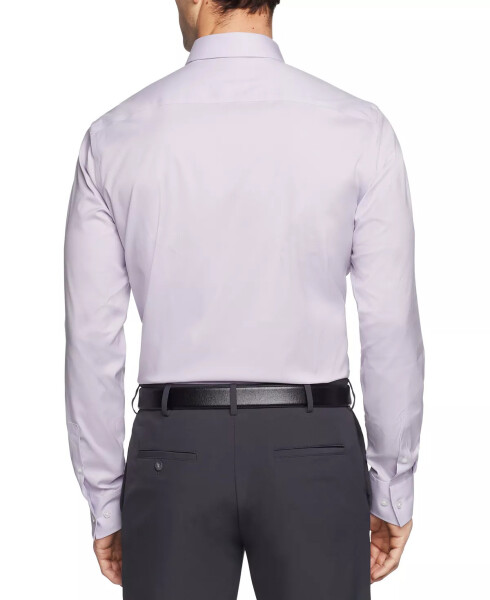 Men's Refined Slim Fit Stretch Dress Shirt New Lilac - 2