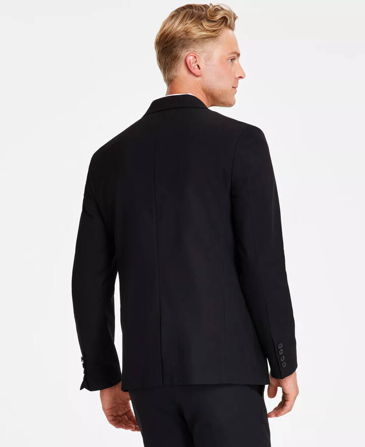 Men's Refined Slim-Fit Stretch Suit Jacket Black Beauty - 2