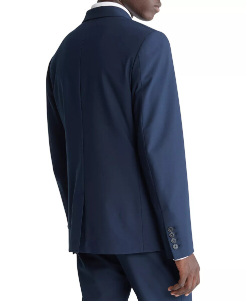 Men's Refined Slim-Fit Stretch Suit Jacket - Dark Sapphire - 2