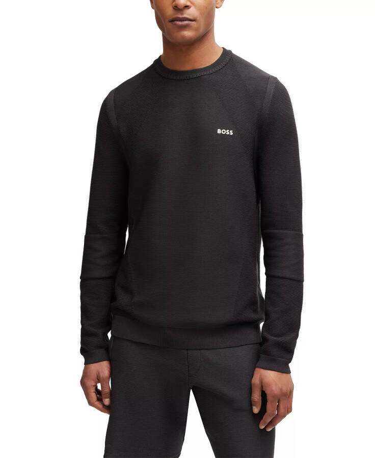 Men's Regular-Fit Crew Neck Sweater Charcoal - 1