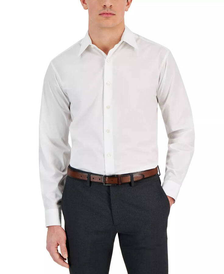 Men's Regular-Fit Dress Shirt, Created for Modazone Bright White - 1