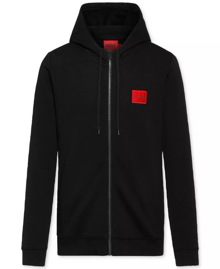 Men's Regular-Fit Full-Zip Hoodie, Created for Modazone Black - 5