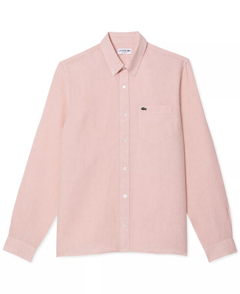 Men's Regular-Fit Linen Shirt Lt/paspink - 3