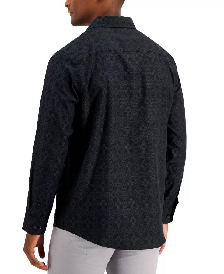 Men's Regular-Fit Medallion-Print Shirt, Created for Modazone Black Cbo - 2