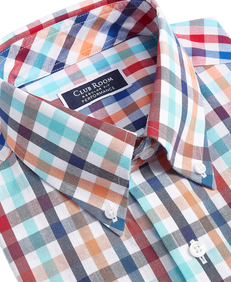 Men's Regular-Fit Multicolor Plaid Dress Shirt, Created for Modazone Summer - 2