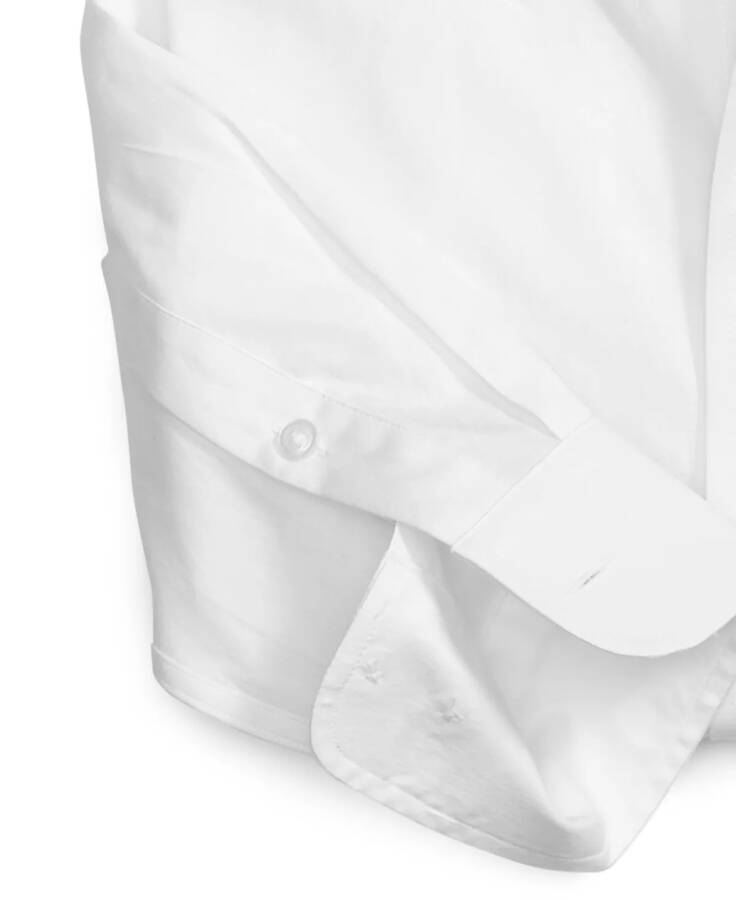 Men's Regular Fit Pinpoint Dress Shirt, Created for Modazone White - 5