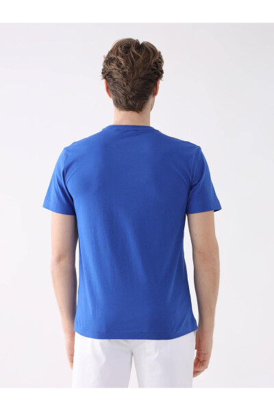 Men's regular fit, printed, crew neck T-shirt. - 5