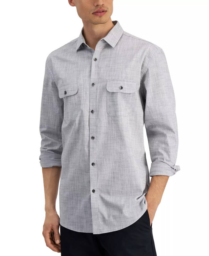 Men's Regular-Fit Solid Shirt, Created for Modazone Kettle - 1