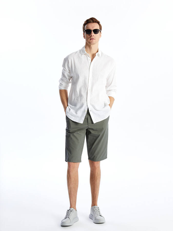 Men's Relaxed Fit Bermuda Shorts - 1