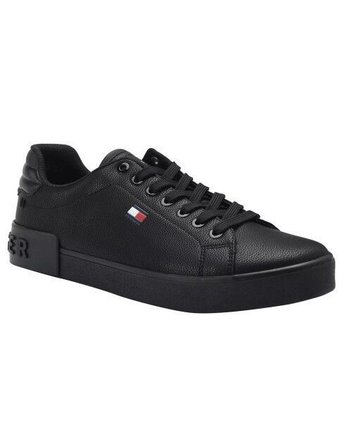 Men's Rezz Lace Up Low Top Sneakers All Black - 12