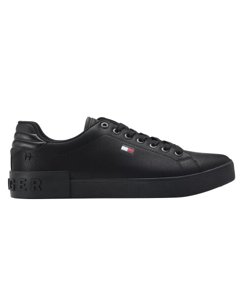 Men's Rezz Lace Up Low Top Sneakers All Black - 13