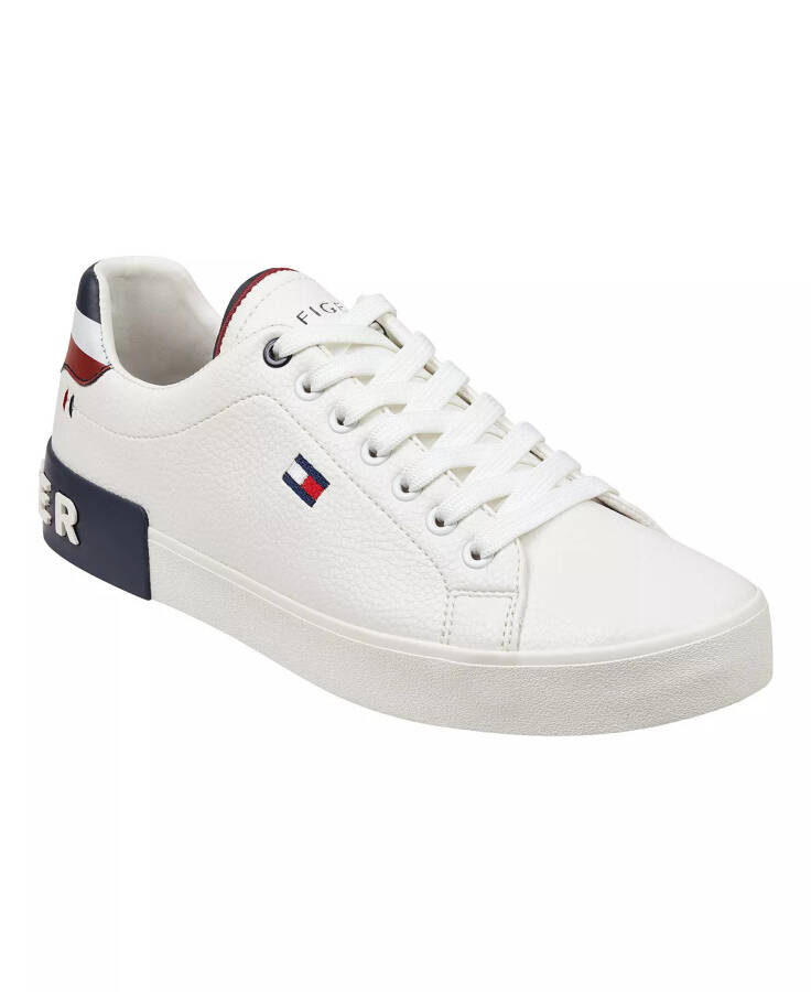 Men's Rezz Lace Up Low Top Sneakers White - 12