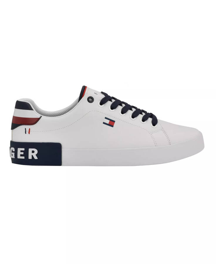 Men's Rezz Lace Up Low Top Sneakers White, Navy Multi - 13