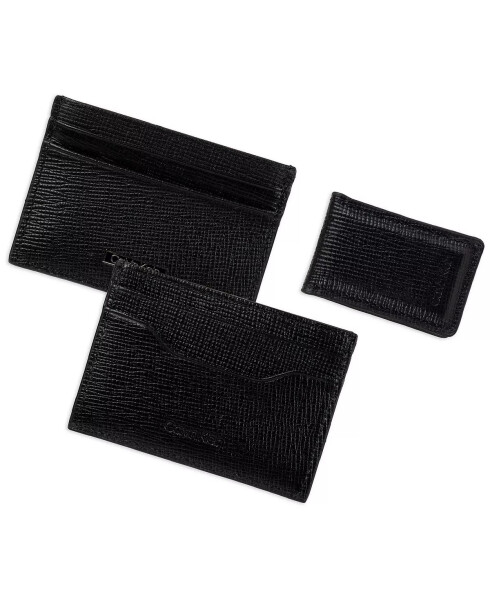 Men's RFID Card Case & Money Clip Black - 3