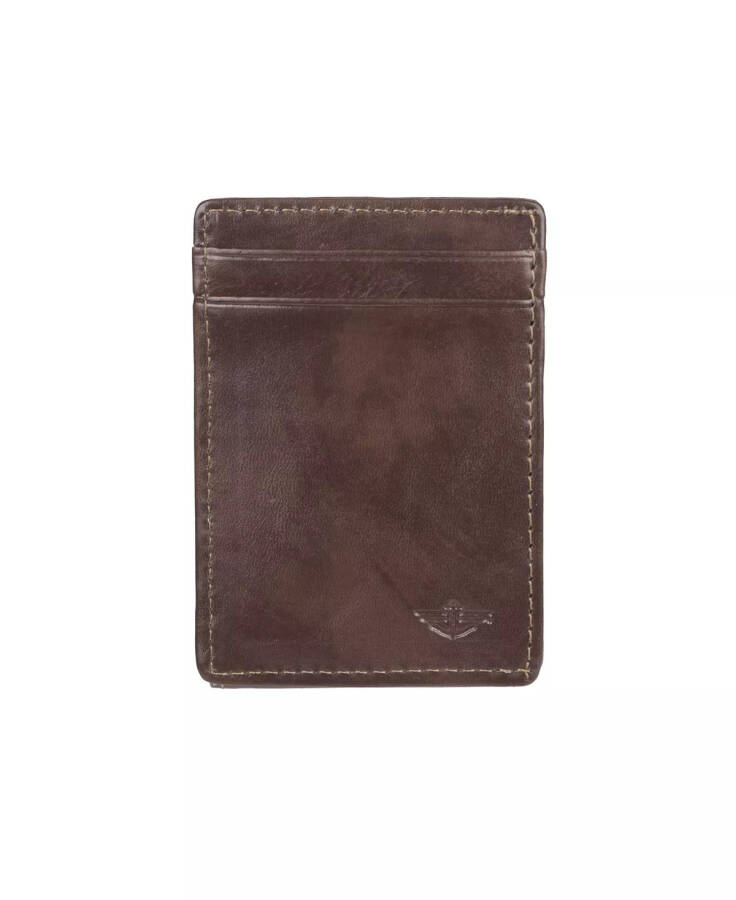 Men's RFID Front Pocket Wallet Brown - 1