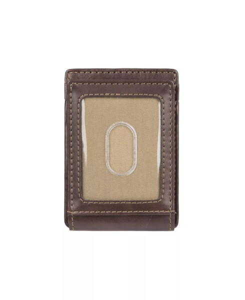 Men's RFID Front Pocket Wallet Brown - 3