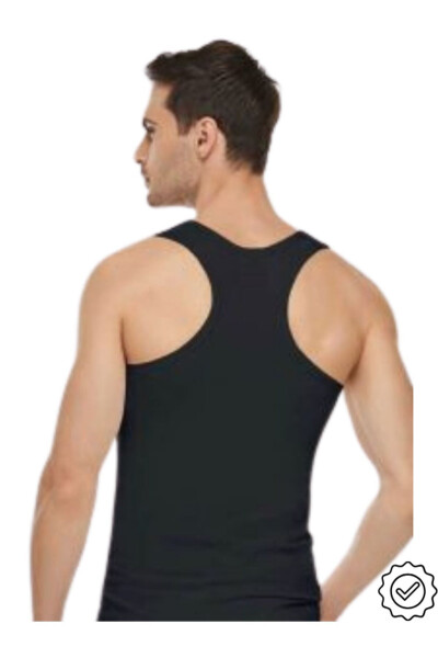 Men's Ribbed Lycra Sports Rambo Undershirt tu1 - 6