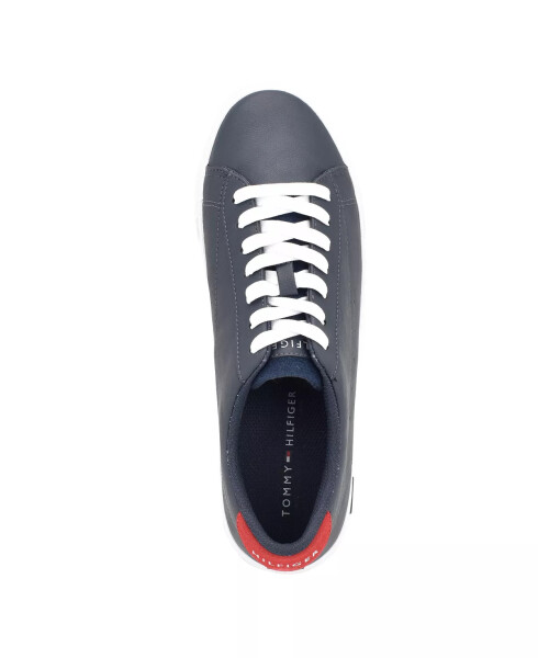 Men's Risher Low Top Lace Up Sneakers White, Navy - 8