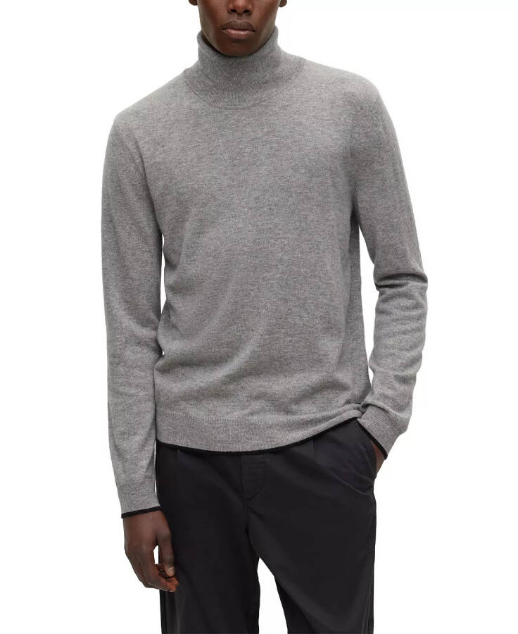 Men's Rollneck Regular-Fit Sweater Silver - 1