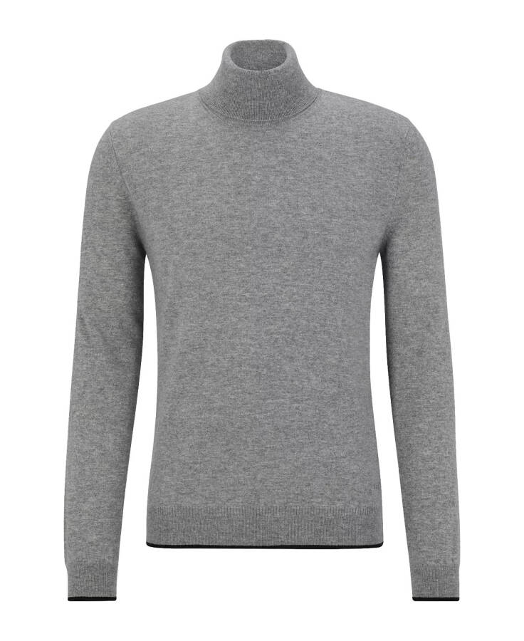 Men's Rollneck Regular-Fit Sweater Silver - 3