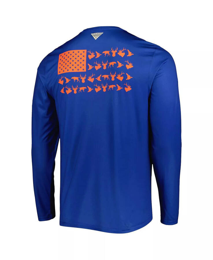 Men's Royal Florida Gators Terminal Shot Omni-Shade Omni-Wick Long Sleeve T-shirt Royal - 3