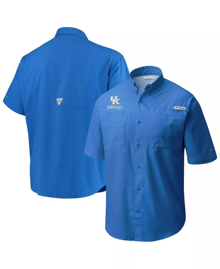 Men's Royal Kentucky Wildcats Big and Tall Collegiate Tamiami Button-Down Shirt Royal - 1