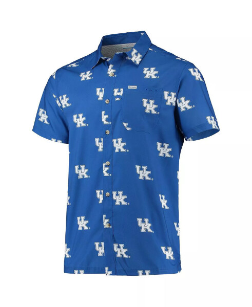 Men's Royal Kentucky Wildcats Super Slack Tide Omni-Shade Button-Up Shirt Royal - 3