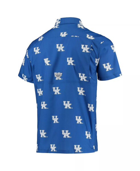 Men's Royal Kentucky Wildcats Super Slack Tide Omni-Shade Button-Up Shirt Royal - 4