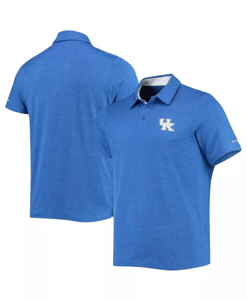 Men's Royal Kentucky Wildcats Tech Trail Omni-Shade Polo Shirt Royal - 1