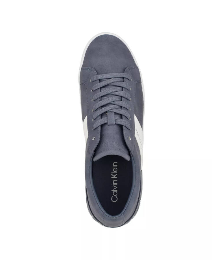 Men's Roydan Round Toe Lace-Up Sneakers Gray - 4