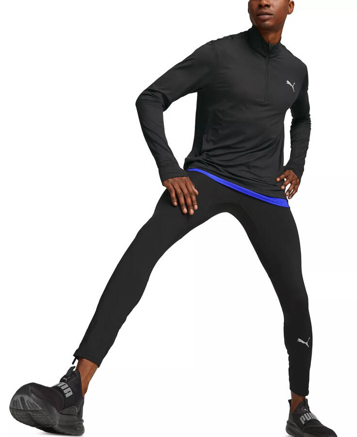 Men's Run Favorite Moisture Wicking Long Running Tights Black - 4