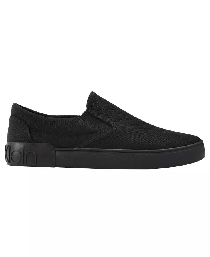 Men's Ryor Casual Slip-On Sneakers Solid Black - 2