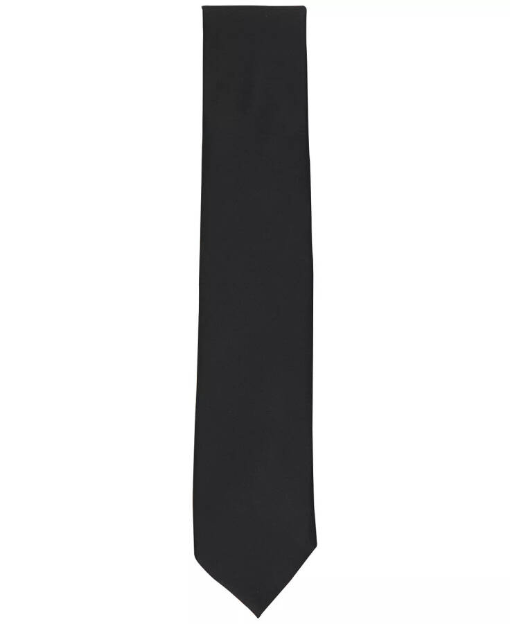 Men's Sapphire Solid Tie Black - 4