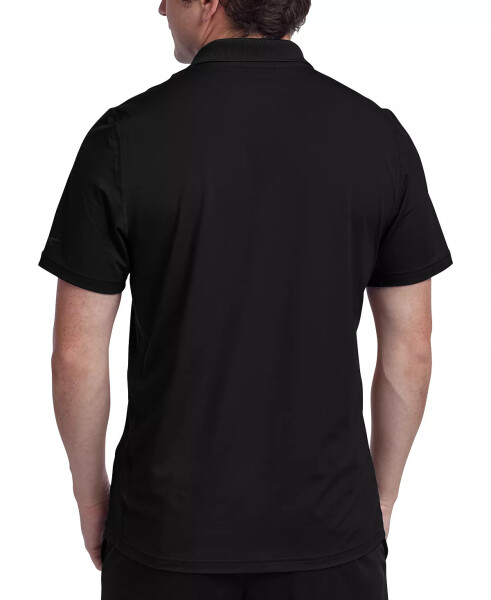 Men's Short Sleeve Performance Training Polo Shirt Black - 2