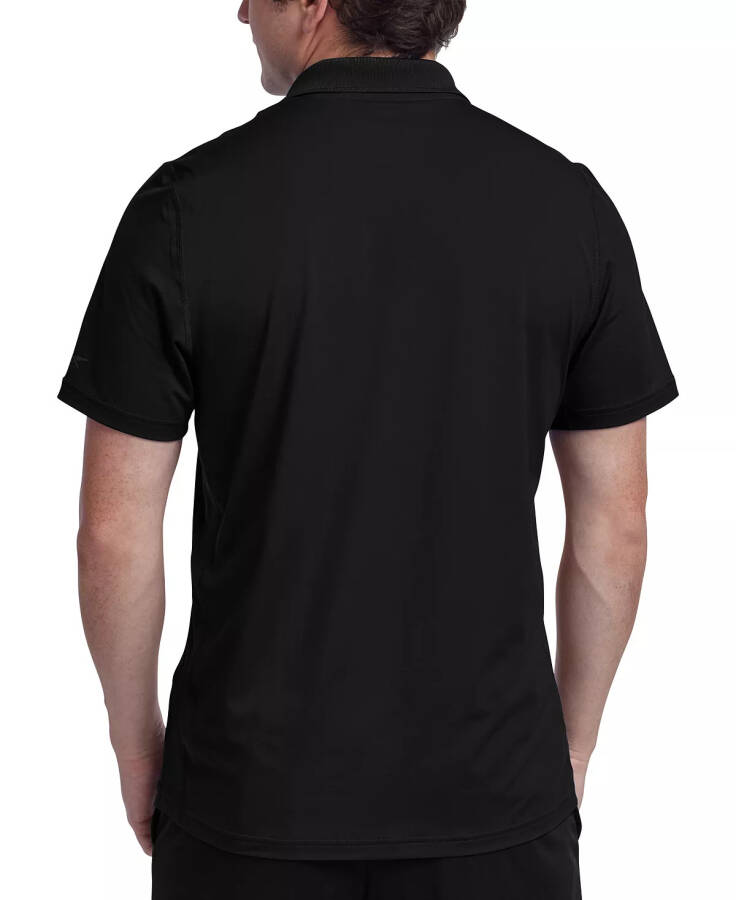 Men's Short Sleeve Performance Training Polo Shirt Black - 2