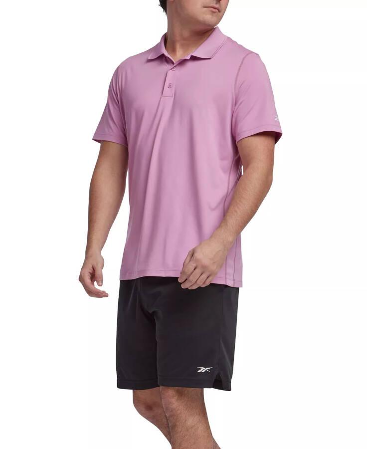 Men's Short Sleeve Performance Training Polo Shirt Jasmine Pink - 4