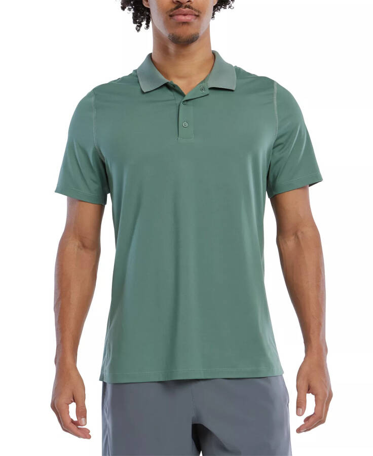 Men's Short Sleeve Performance Training Polo Shirt Trek Green - 1