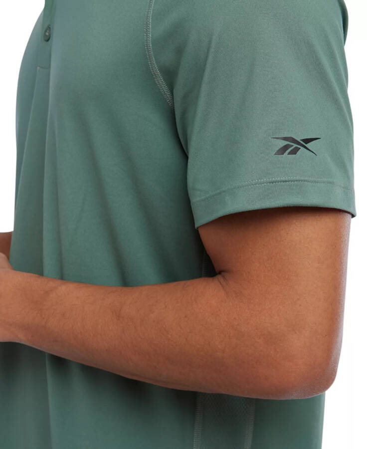 Men's Short Sleeve Performance Training Polo Shirt Trek Green - 3