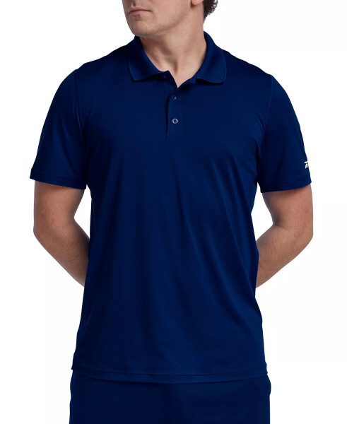 Men's Short Sleeve Performance Training Polo Shirt Vector Navy - 1