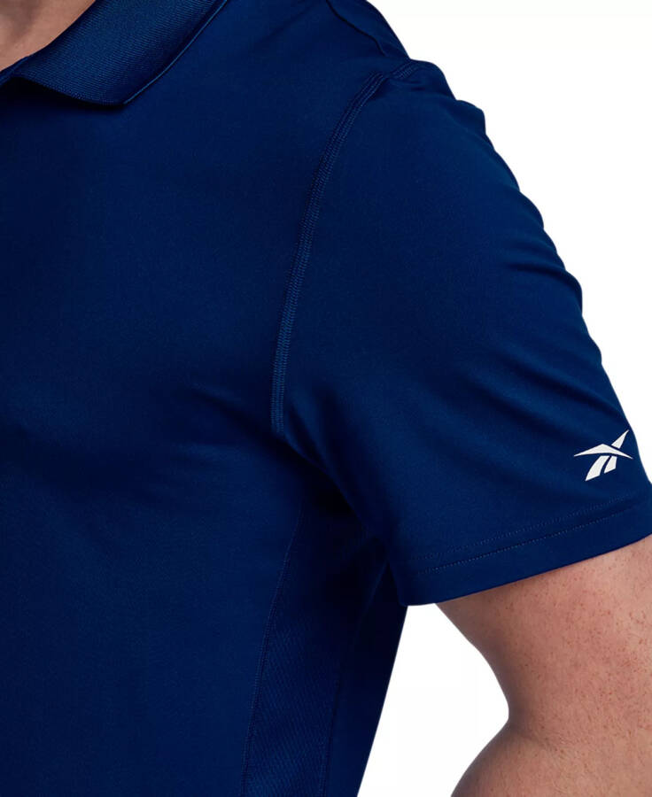 Men's Short Sleeve Performance Training Polo Shirt Vector Navy - 3