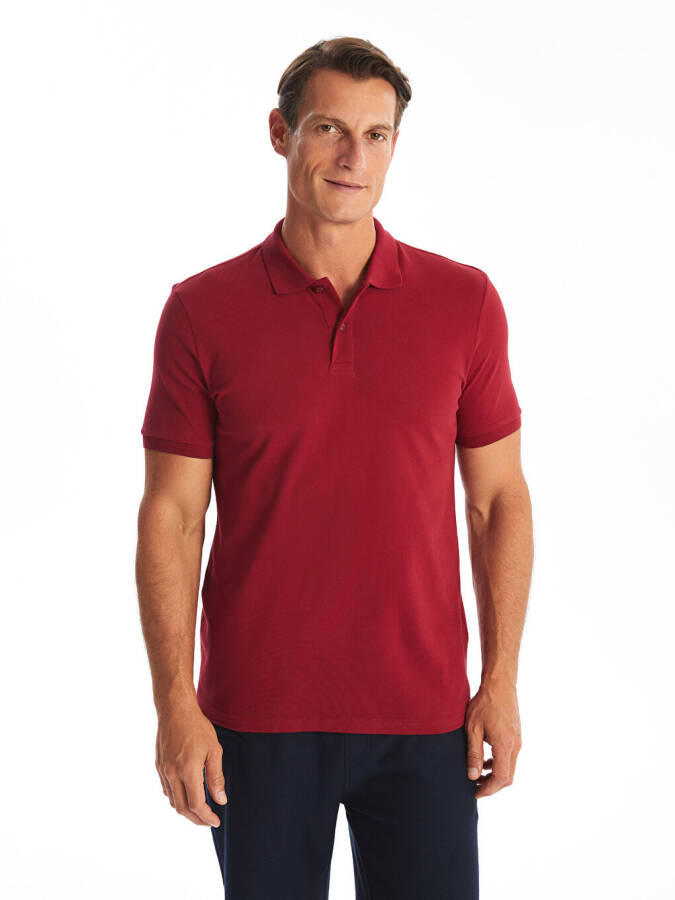 Men's Short Sleeve Pique Polo Shirt - 7