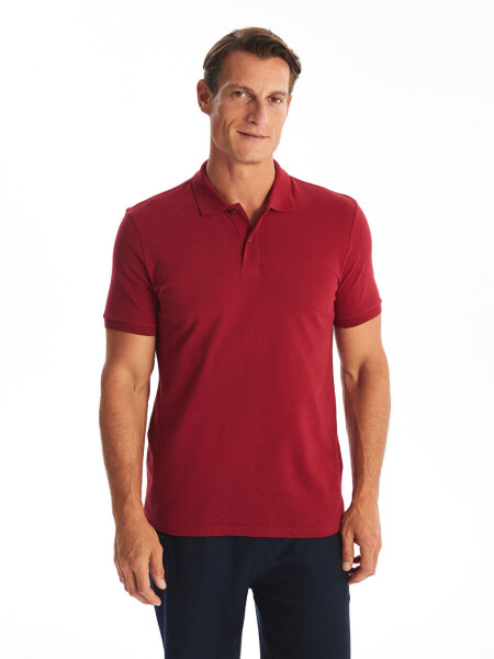 Men's Short Sleeve Pique Polo Shirt - 1