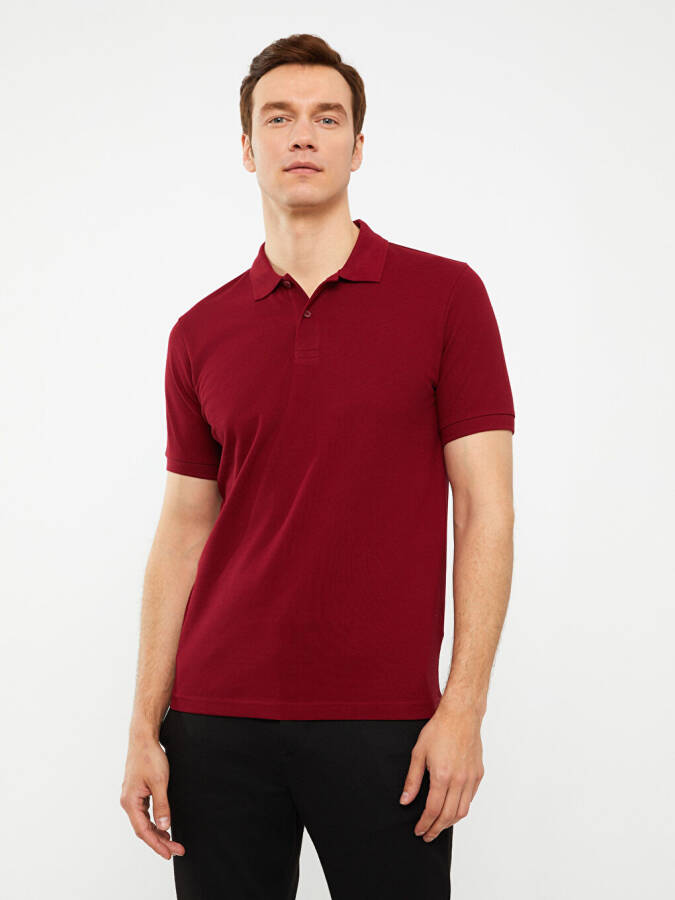 Men's Short Sleeve Pique Polo Shirt - 1