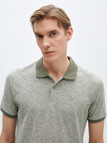 Men's Short Sleeve Polo Shirt - 1