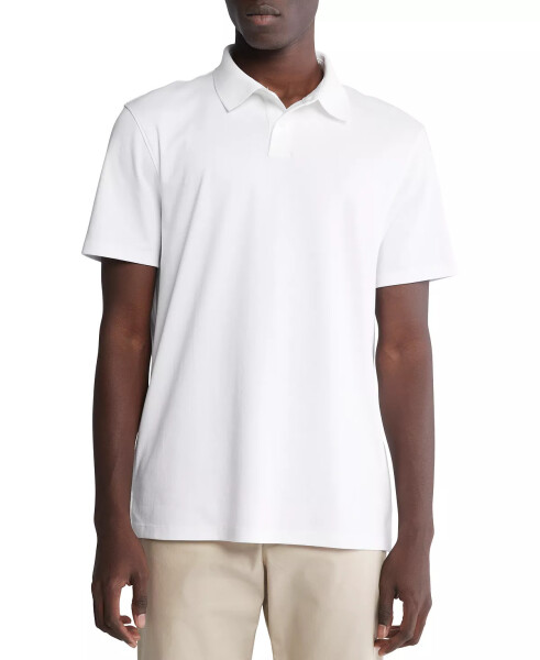 Men's Short Sleeve Supima Cotton Polo Shirt Brilliant White - 1