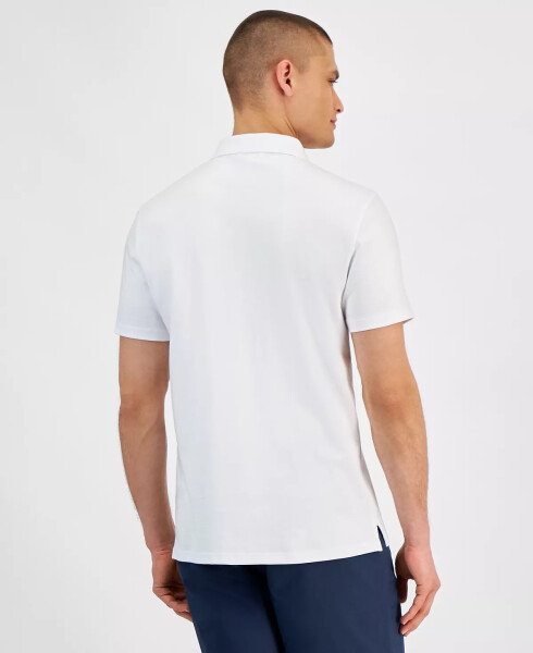 Men's Short Sleeve Supima Cotton Polo Shirt Brilliant White - 7